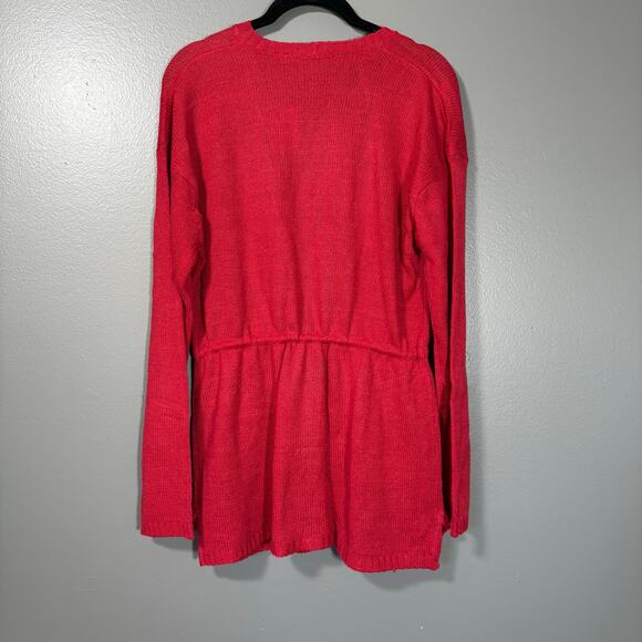 Jason Maxwell NWT Women's Red Tunic Length Cardigan Sweater - Size XL - Holiday - Picture 7 of 7